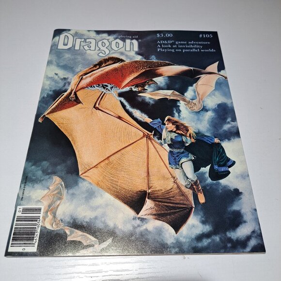 The Dragon Magazine Issue 105 January 1986 vintage D&D - Picture 1 of 9